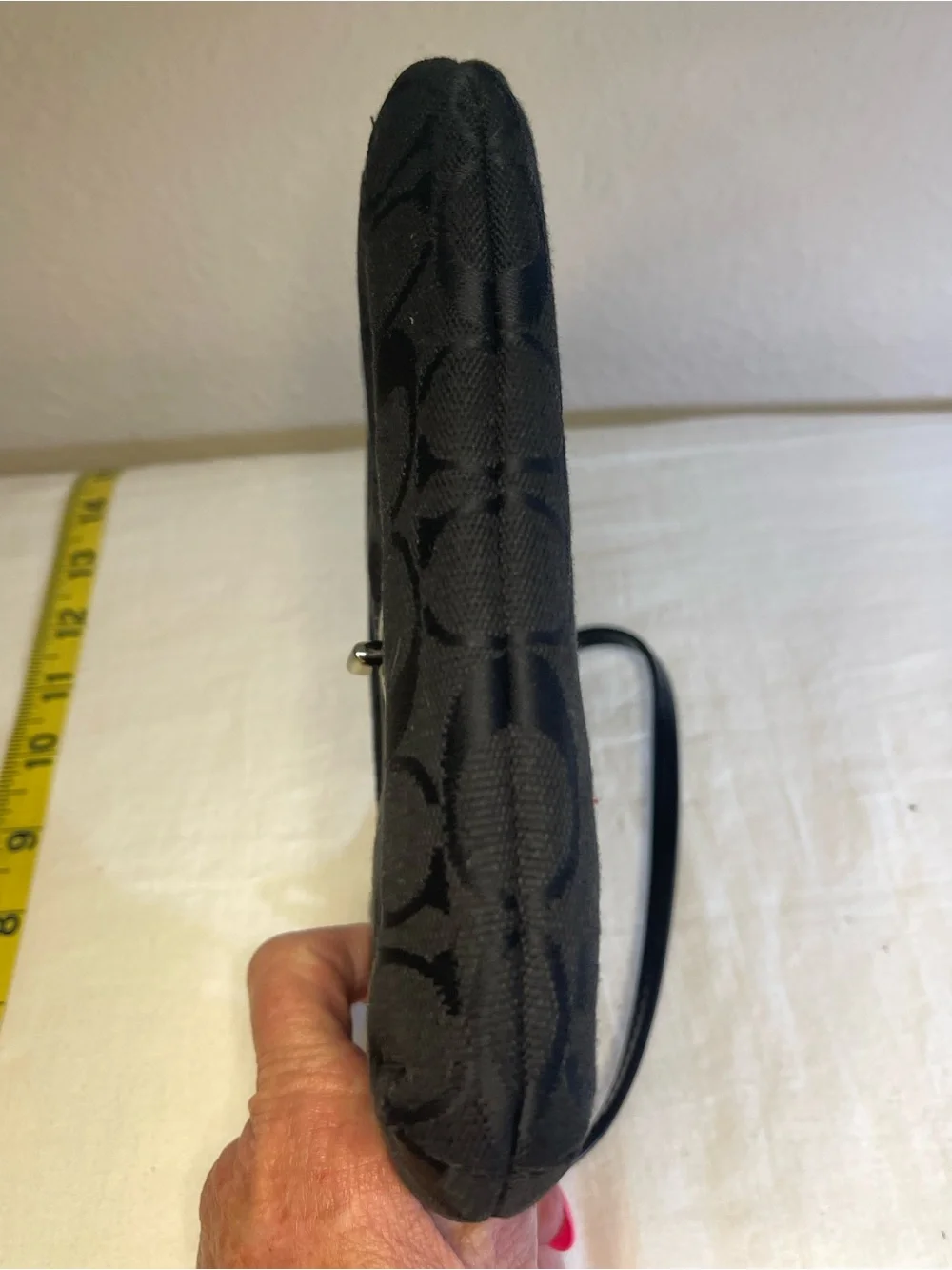 Coach Signature Jacquard Turnlock Pocket Wristlet